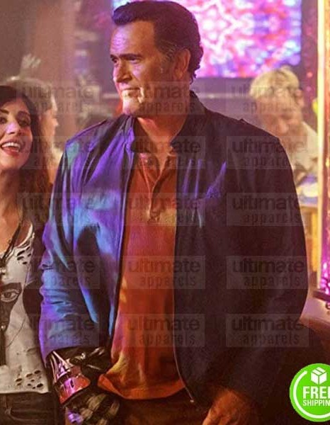 ASH VS EVIL DEAD BRUCE CAMPBELL (ASHLEY WILLIAMS) BLUE COTTON JACKET