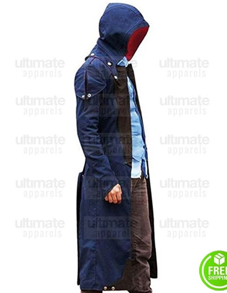 ASSASSIN'S CREED UNITY ARNO DORIAN CLOAK COSPLAY COSTUME COAT
