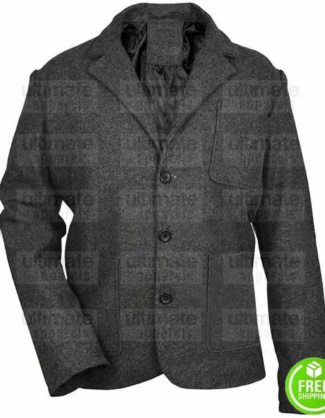 AVENGERS INFINITY WAR MARK RUFFALO (HULK) WOOL GREY JACKET