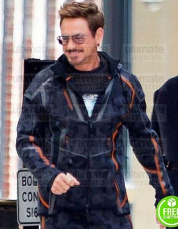 AVENGERS INFINITY WAR TONY STARK (IRON-MAN) HOODIE JACKET