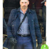 BABY DRIVER JON HAMM (BUDDY) BLUE COTTON COAT