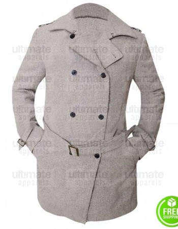 BATMAN VS SUPERMAN DAWN OF JUSTICE BEN AFFLECK (BRUCE WAYNE) GREY COAT