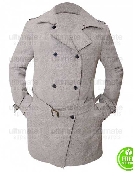 BATMAN VS SUPERMAN DAWN OF JUSTICE BEN AFFLECK (BRUCE WAYNE) GREY COAT