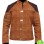 BATTLESTAR COLONIAL WARRIOR (VIPER PILOT) BROWN SUEDE LEATHER JACKET