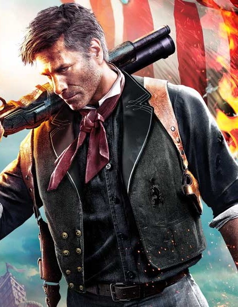 BIOSHOCK INFINITY BOOKER DEWITT BLACK VEST