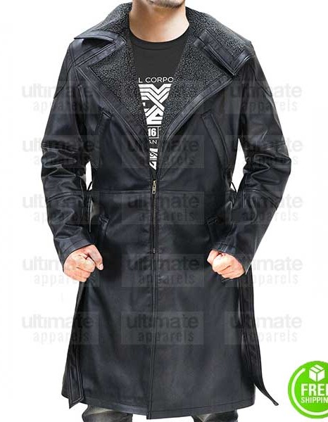 Blade Runner 2049 Officer K Fur Leather Coat
