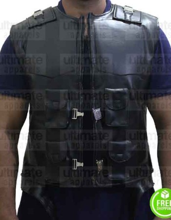 Blade Movie Wesley Snipes Leather Tactical Vest