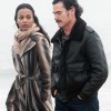 BLOOD TIES BILLY CRUDUP BOMBER FUR COLLAR JACKET