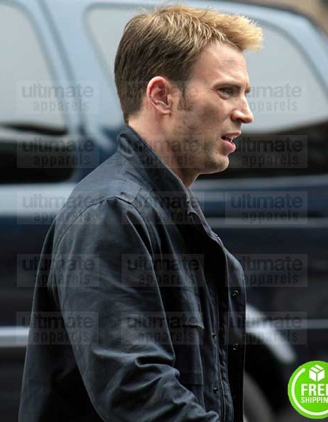 CAPTAIN AMERICA WINTER SOLDIER CHRIS EVANS COTTON JACKET