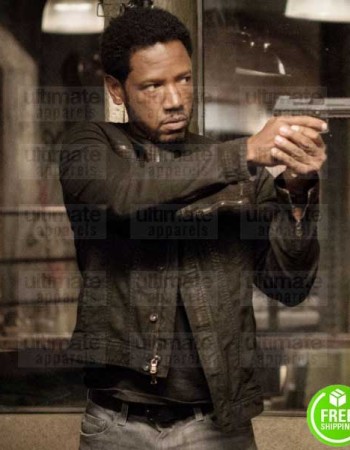COLONY TORY KITTLES (ERIC BROUSSARD) LEATHER DISTRESSED JACKET
