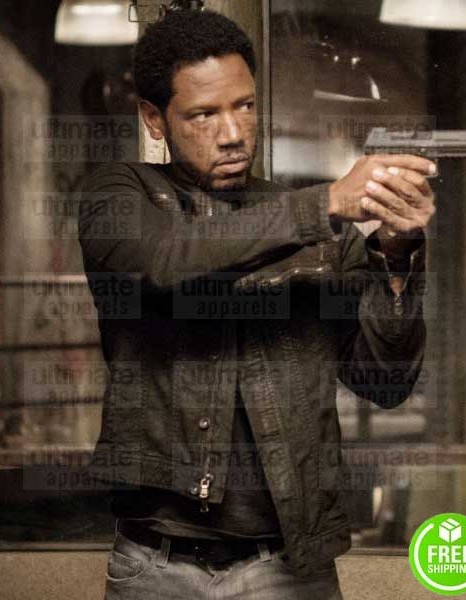 COLONY TORY KITTLES (ERIC BROUSSARD) LEATHER DISTRESSED JACKET