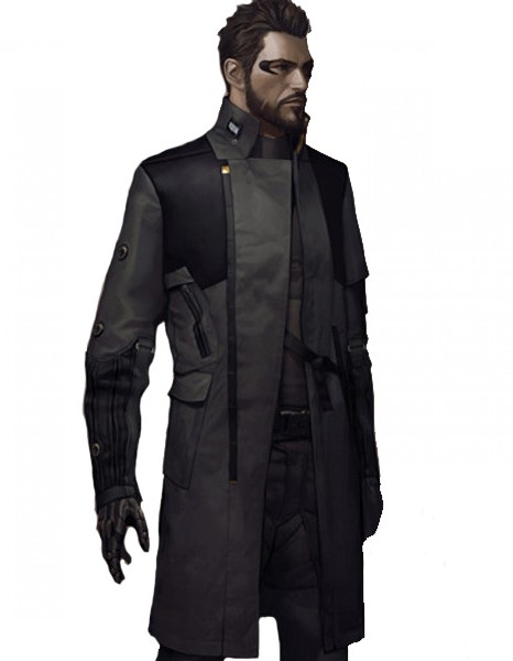 DEUS EX MANKIND DIVIDED GAME ADAM JENSEN BLACK COAT