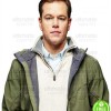 DOWNSIZING MATT DAMON (PAUL SAFRANEK) GREEN COTTON JACKET