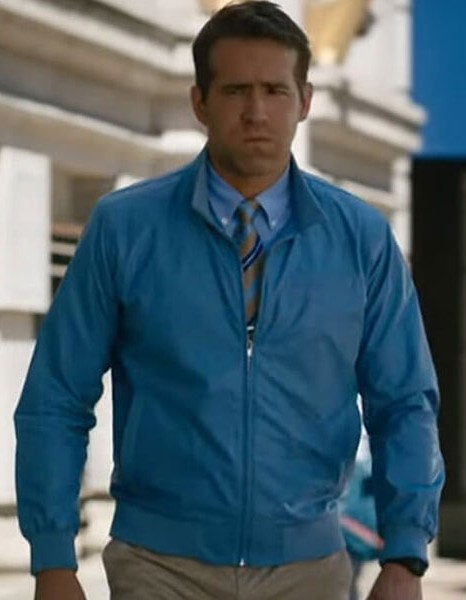 FREE GUY RYAN REYNOLDS BOMBER JACKET