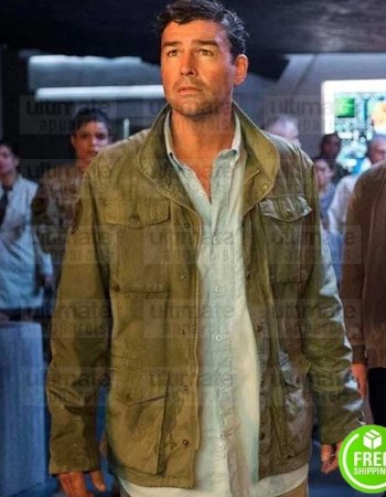 GODZILLA KING OF THE MONSTER KYLE CHANDLER (MARK RUSSELL) GREEN JACKET