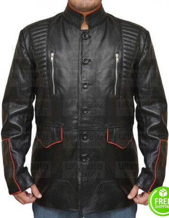JULIAN CASABLANCAS BLACK LEATHER JACKET