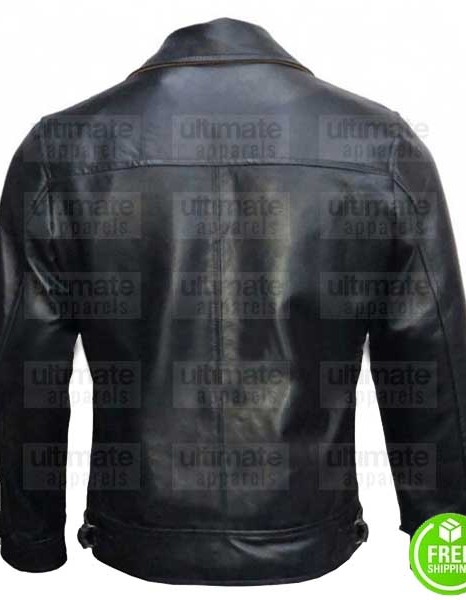 KINGSMAN THE GOLDEN CIRCLE PEDRO PASCALS (WHISKEY) LEATHER JACKET