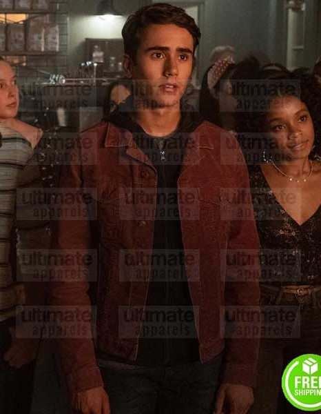 LOVE, VICTOR MICHAEL CIMINO (VICTOR SALAZAR) RED COTTON JACKET