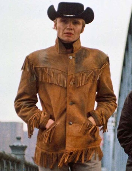 MIDNIGHT COWBOY JOE VOIGHT (JOE BUCK) BROWN JACKET