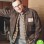 MR. ROBOT CHRISTIAN SLATER BROWN COTTON JACKET