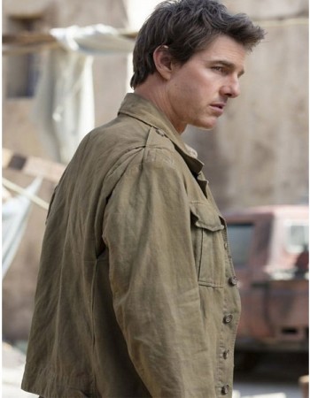 The Mummy Tom Cruise Nick Morton Green Jacket