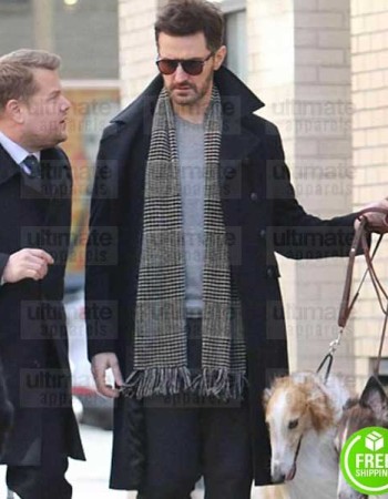 OCEAN'S 8 RICHARD ARMITAGE (CLAUDE BECKER) BLACK COTTON COAT