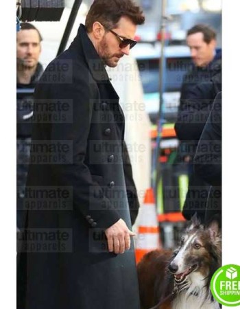 OCEAN'S 8 RICHARD ARMITAGE (CLAUDE BECKER) BLACK COTTON COAT