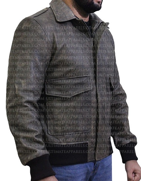 A-Team Howling Mad Murdock Distressed Jacket