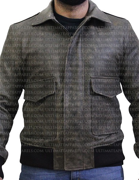 A-Team Howling Mad Murdock Distressed Jacket