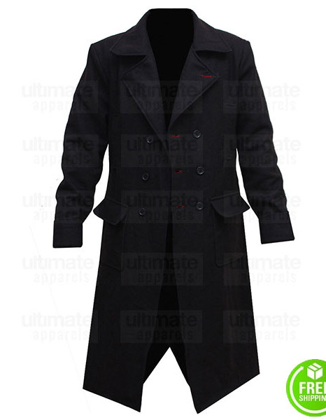 Sherlock Benedict Cumberbatch (Sherlock Holmes) Black Wool Coat 