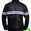 Good Will Hunting Matt Damon Black Leather Jacket