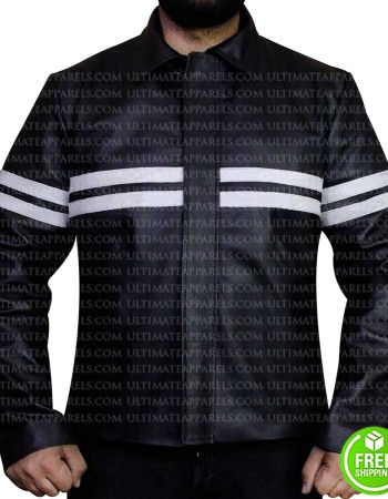 Good Will Hunting Matt Damon Black Leather Jacket