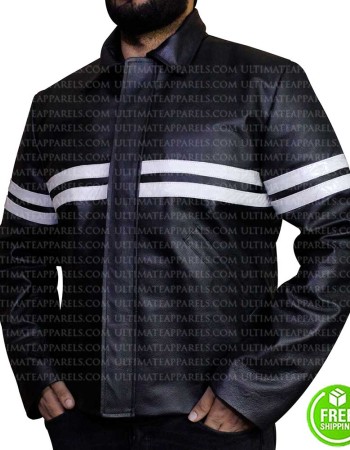 Good Will Hunting Matt Damon Black Leather Jacket