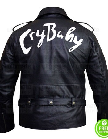 Johnny Depp Cry Baby Motorcycle Black Jacket