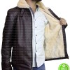 B3 RAF BROWN SHEARLING LEATHER JACKET