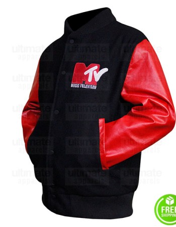 Robert Pattinson MTV Bomber Letterman Jacket