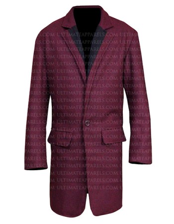 Django Unchained Leonardo DiCaprio Calvin Candie Maroon Coat