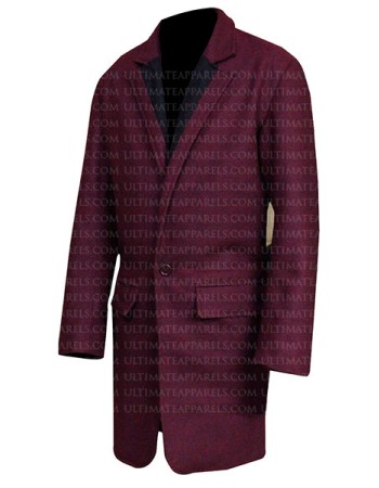Django Unchained Leonardo DiCaprio Calvin Candie Maroon Coat