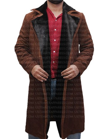 ATOMIC BLONDE JAMES MCAVOY (DAVID PERCIVAL) BROWN COAT