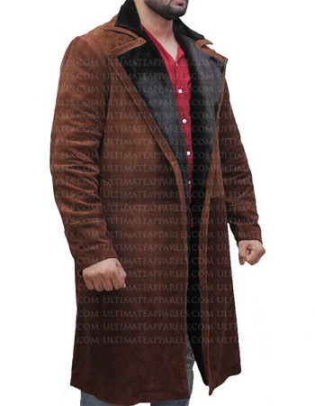 ATOMIC BLONDE JAMES MCAVOY (DAVID PERCIVAL) BROWN COAT