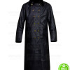 WW2 GERMAN WAFFEN SS ELITE OFFICE MILITARY FUR COLLAR LEATHER COAT