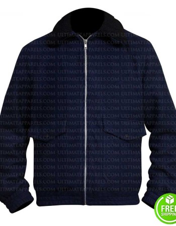 ZAC EFRON BLUE COTTON JACKET