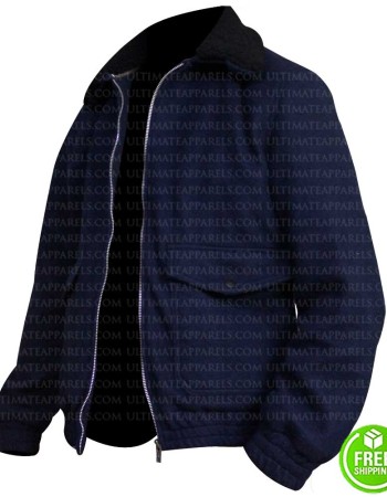ZAC EFRON BLUE COTTON JACKET