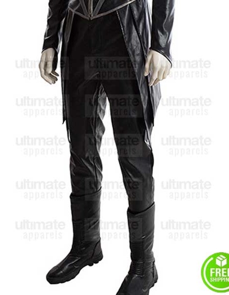 INHUMANS ANSON MOUNT (BLACK BOLT) BLACK LEATHER PANT