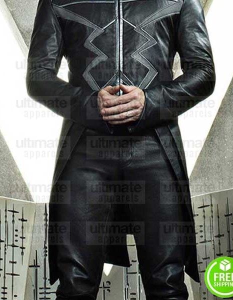 INHUMANS ANSON MOUNT (BLACK BOLT) BLACK LEATHER PANT