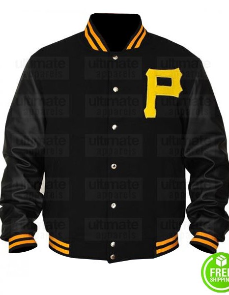 PITTSBURGH PIRATES LETTERMAN BOMBER JACKET