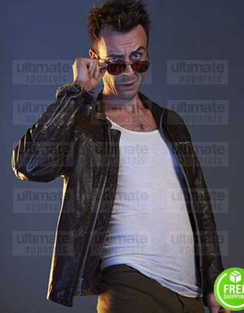 PREACHER JOSEPH GILGUN (CASSIDY) BROWN LEATHER JACKET