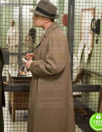 SHUTTER ISLAND LEONARDO DICAPRIO (TEDDY DANIELS) WOOL COAT