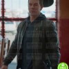SPENSER CONFIDENTIAL MARK WAHLBERG (SPENSER) BROWN LEATHER JACKET
