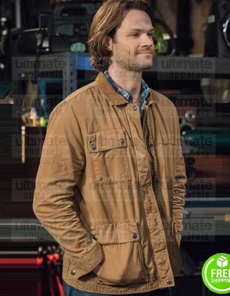 SUPERNATURAL JARED PADALECKI (SAM WINCHESTER) BROWN COTTON JACKET